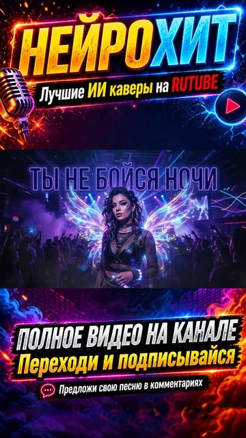 ENZRO - Ты не бойся ночи (ИИ кавер в жанре ДИП-ХАУС НЕЙРОХИТ новые ПОП лучшие ТОП песни музыка 2026)