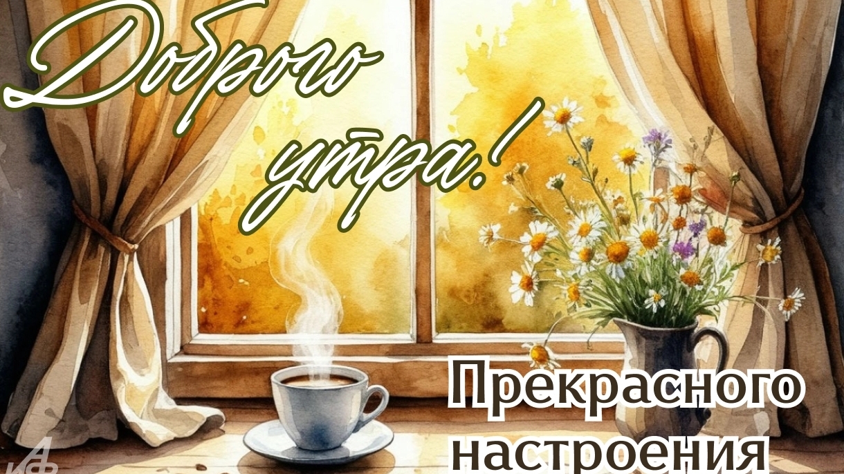 С добрым утром. Шикарная музыкальная открытка.