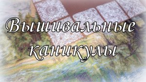 Вышивальные каникулы -начало! Покупки, процессы, М.П. Студия, поездка в Тверь, Осташков и на Селигер