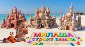 МИЛАША строит замки на песке
