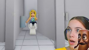 ЗАХОТЕЛА В ТУАЛЕТ НА УРОКЕ в ROBLOX!
