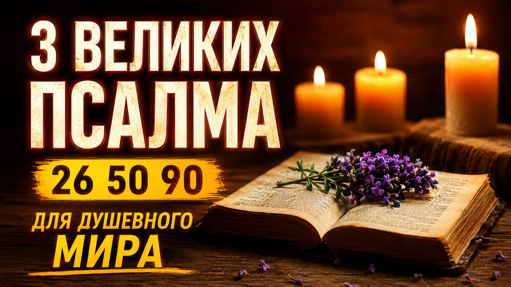 Псалом 26 50 90 для крепкого сна | Бояться ночи или спать под защитой?
