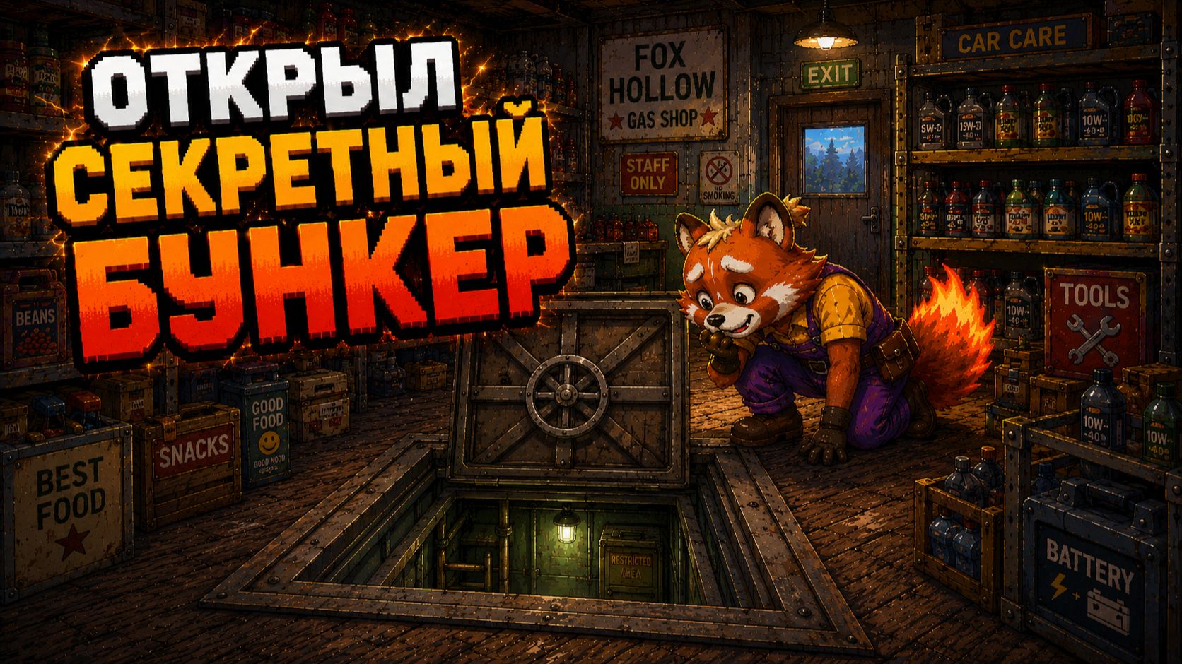 ОТКРЫЛ СЕКРЕТНЫЙ БУНКЕР - The Last Gas Station №6