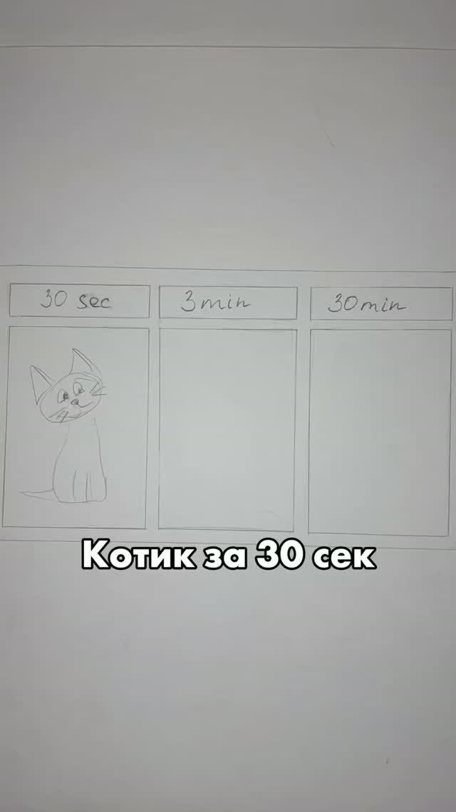 Котик за 30 секунд смотреть онлайн