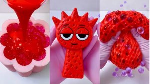 🐙 АСМР | ДЕЛАЕМ КРАСНЫЕ СКВИШИ-БОБА 🥵 ТУНГ ТУНГ САХУР 🎈 И СУПЕР ЗАЛИПАТЕЛЬНОЕ РАСТЯГИВАНИЕ