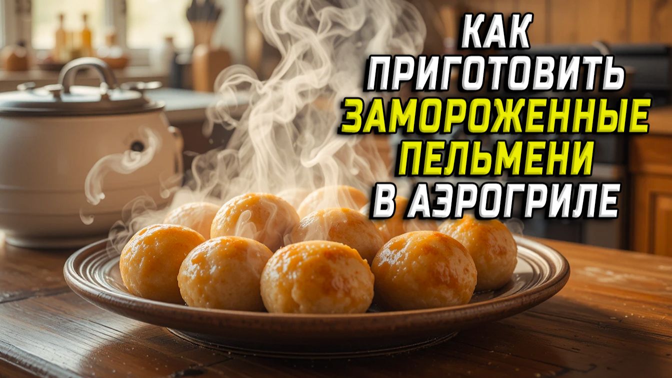 Как приготовить замороженные пельмени в аэрогриле