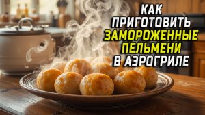 Как приготовить замороженные пельмени в аэрогриле