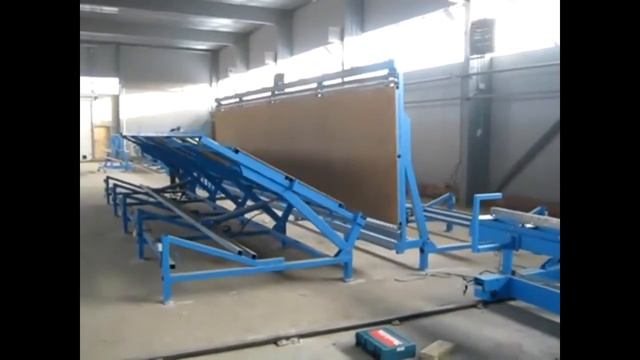 Универсальный поворотный гидравлический стол IRONMAC ВТ-7,5 для домостроительных панелей смотреть онлайн