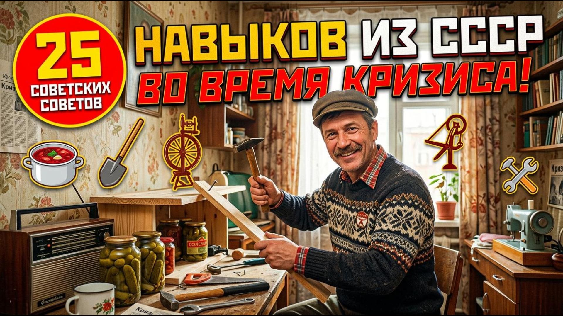 25 НАВЫКОВ из СССР во время КРИЗИСА!