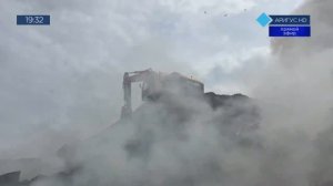 ПОЖАР НА МУСОРНОМ ПОЛИГОНЕ «СУПЕРРЕСПУБИКИ»