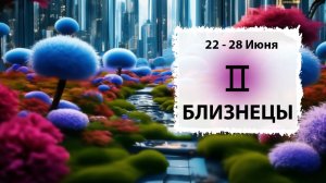 БЛИЗНЕЦЫ ♊ 22 - 28 Июня 2026 | Расклад таро на неделю для знака Зодиака Близнецы
