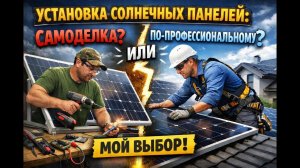 МОНТАЖ солнечных панелей: ПРОФИЛЬНАЯ ТРУБА, ДЕРЕВЯННАЯ РЕЙКА,   СПЕЦИАЛЬНЫЙ ПРОФИЛЬ? Что выбрать?