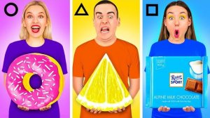 Челлендж #5. Квадратная Треугольная или Круглая Еда Челлендж