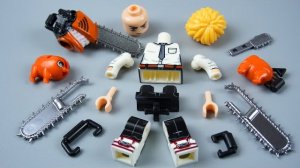 LEGO Человек бензопила  Охотник на демонов Дэнджи Демон бензопилы Почитай