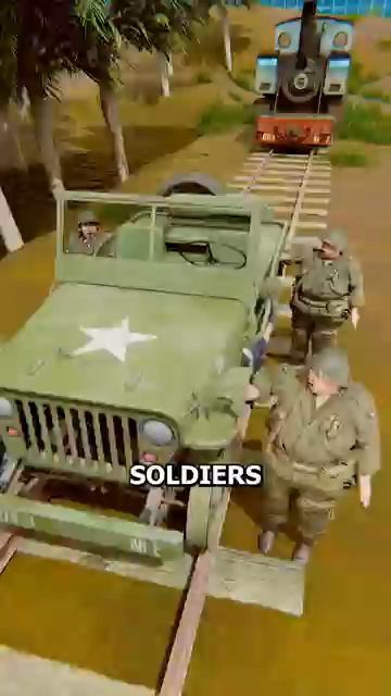 Jeep for the railroad in World War II