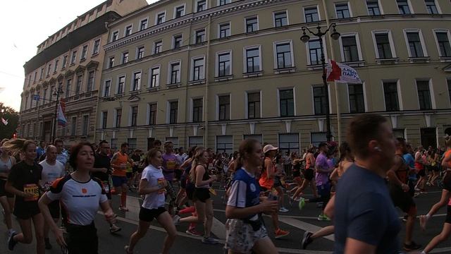 Марафон "Белые ночи" 2024. Старт кластера D на дистанции 10 км