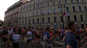 Марафон «Белые ночи» 2024. Старт кластера D на дистанции 10 км