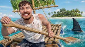 В Ловушке На Острове, Пока Я Не Построю Лодку MRBEAST МИСТЕРБИСТ НА РУССКОМ мистер бист на русском