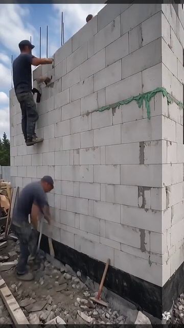 Строим дом за 7 секунд ))💪😂