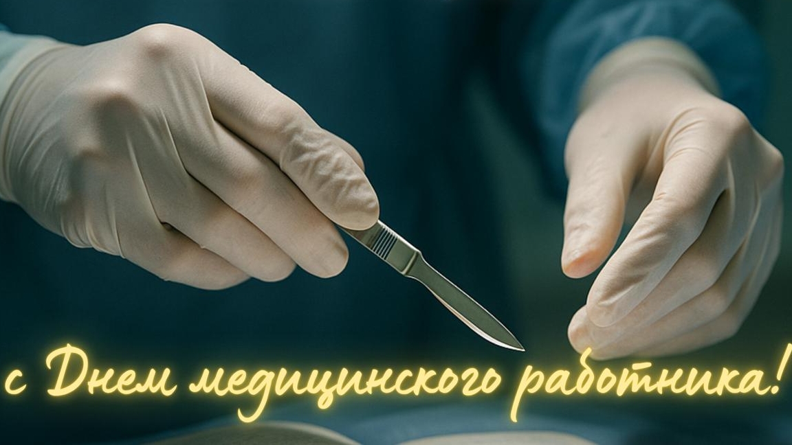 С днём медработника. Роскошная музыкальная открытка.