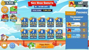 Angry Birds Friends. Sky High Snouts. Все уровни 3 звезды. Прохождение от SAFa.