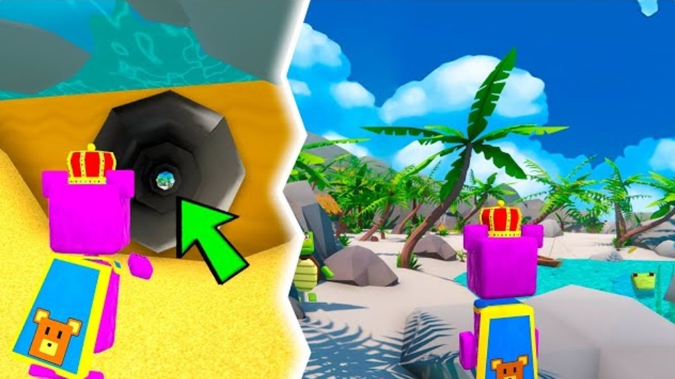 Секретный туннель к новой локации! /Прохождение игры Super Bear Adventure