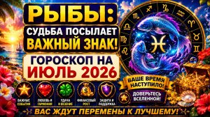 ♓ РЫБЫ: судьба посылает важный знак! 🌊 Гороскоп на июль 2026 года