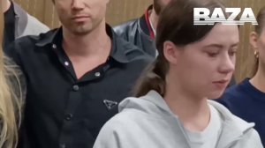 Александра Митрошина плачет в суде. Видео Baza