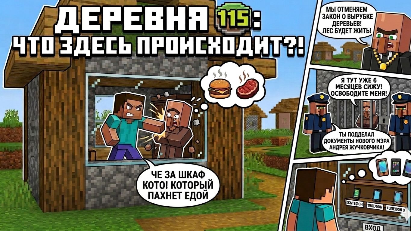 МАЙНКРАФТ НО ТВОРИТСЯ ЧТО ТО НЕ МЫСЛЕННОЕ