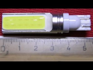 Светодиодная лампа 2 ДЛИННЫХ COB Т10 (w5w) 10w