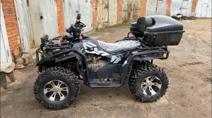 Китайский инжекторный квадроцикл (175MN). 320cc замена масел, ТО..