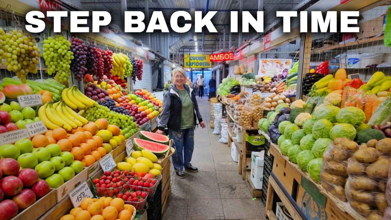 Shopping in a SOVIET Food Market (In 2026)