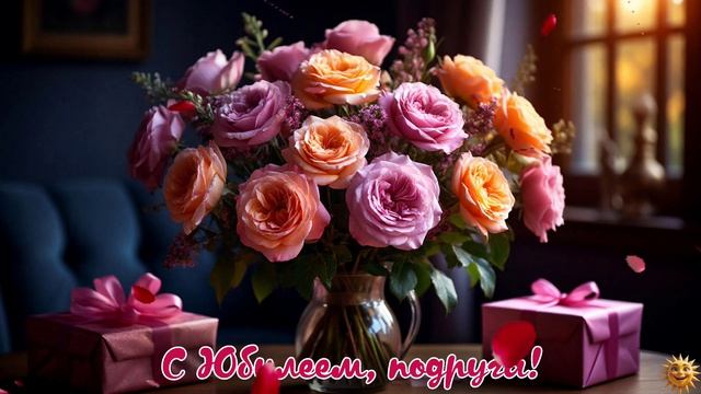 С Юбилеем подруга