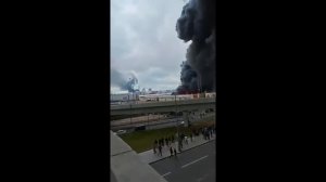 Садовод горит, бпла атаковали москву