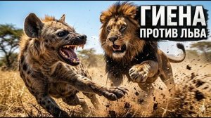 ЛЕВ против Гиены - КАК банда гиен на самом деле ломает львов