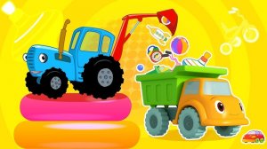 СИНИЙ ТРАКТОР 🚜🚜🚜РАЗВИВАШКИ _СБОРНИК МУЛЬТИКОВ 🚜🚜🚜👶