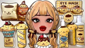 💛СДЕЛАЙ САМ ИЗ БУМАГИ💛 ПОМПОМПУРИН: УХОД ЗА КОЖЕЙ И МАКИЯЖ В РОБЛОКСЕ / СКВИШИ / АСМР