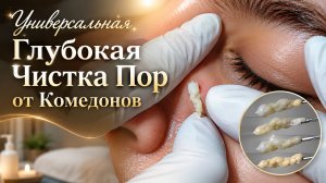 Эстетичная и мощная экстракция белых комедонов с нежным уходом за кожей