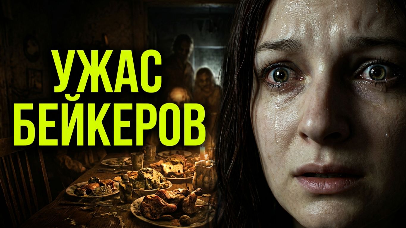 За столом у Бейкеров. С этого всё началось | Resident Evil 7 #1