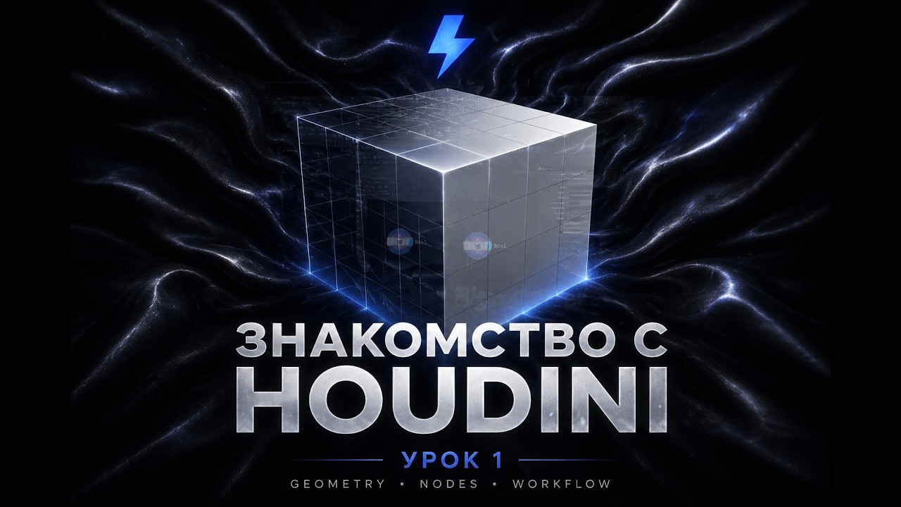 Миникурс Houdini X Blender. Урок №1. Интерфейс и навигация смотреть онлайн