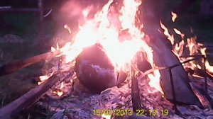 Обжиг меди без потерь . Пиролиз в газовом баллоне.