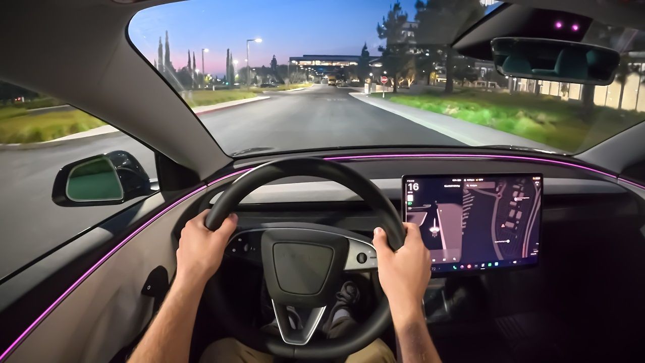 2026 Tesla Model 3 - ТЕСТ ДРАЙВ ОТ ПЕРВОГО ЛИЦА смотреть онлайн