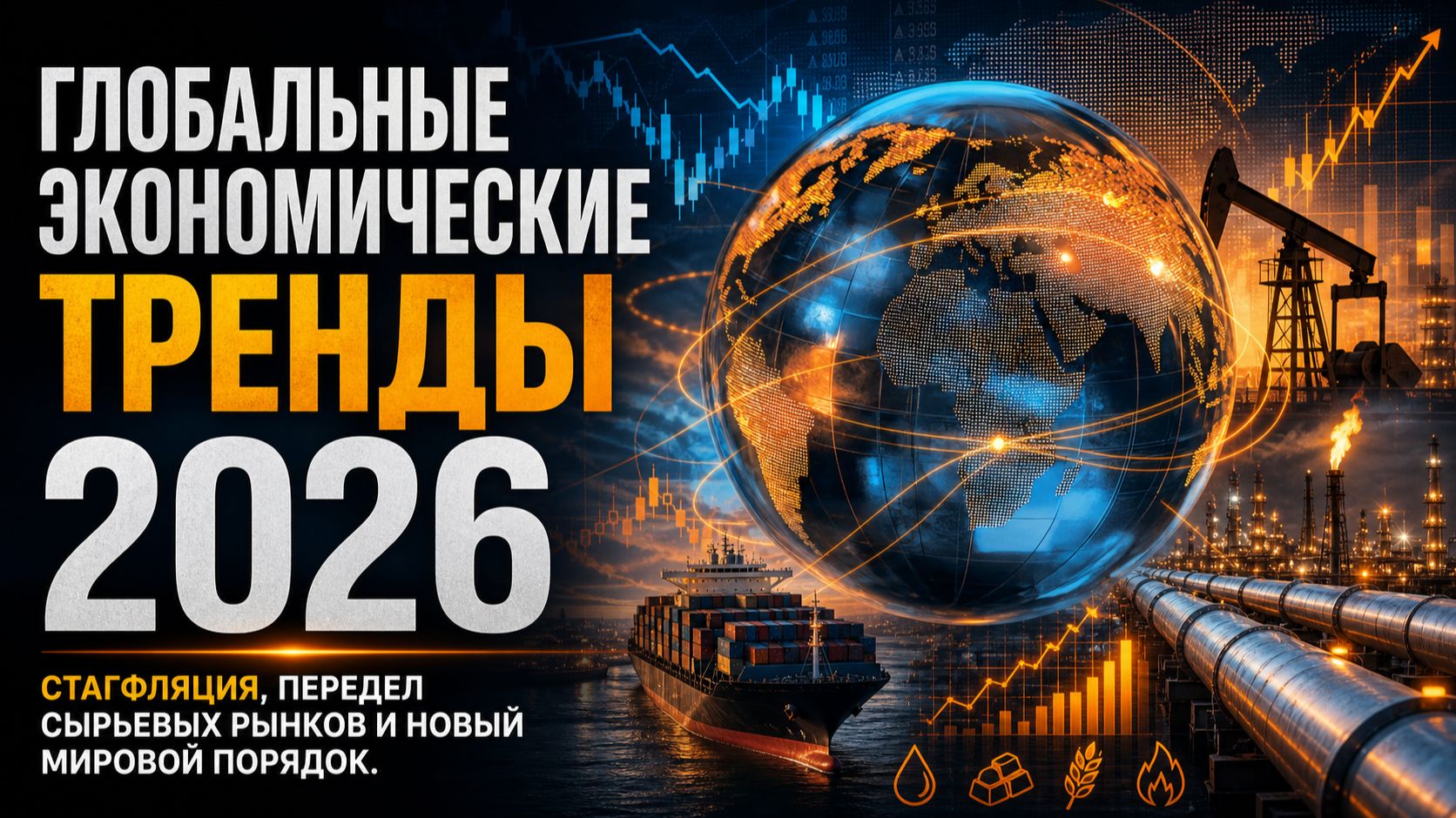 Глобальные экономические тренды 2026. Стагфляция и передел сырьевых рынков