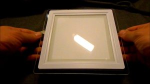 Встраиваемый квадратный LED светильник LF 401, 18 W, d 200х165, 3000K теплый