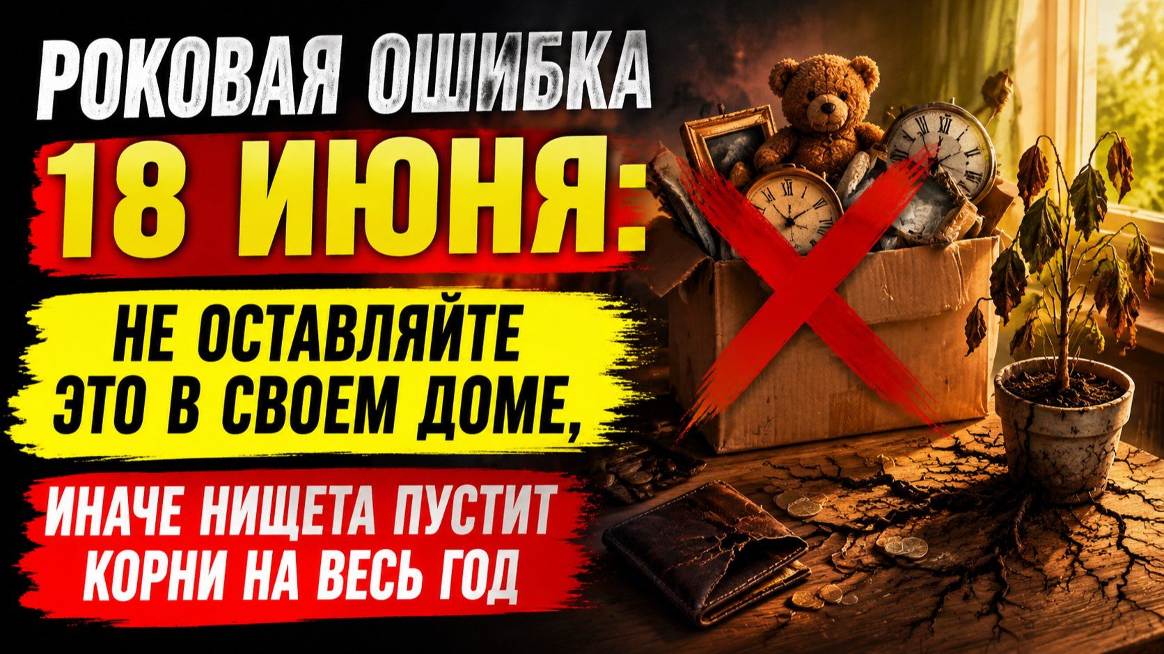 Роковая ошибка 18 июня. Не оставляйте это в доме. Иначе будет нищета. смотреть онлайн
