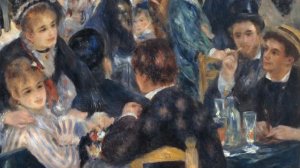В кабачке на Монмартре.Экфрасис по картине Мулен де ла Галет Пьера Огюста Ренуара Стихи Тамары Зуево