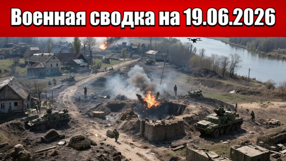 «Оборона ВСУ дала трещину: ВС РФ открыли ворота в Славянск!»: Военная сводка на 19.06.2026 смотреть онлайн
