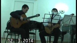 Н.Паганини Соната 6 для скрипки и гитары ля минор