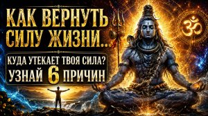 КАК ВЕРНУТЬ СИЛУ ЖИЗНИ...