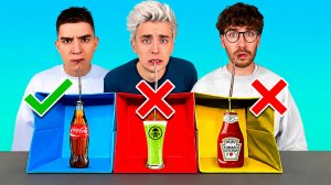 🥤ВЫБЕРИ ПРАВИЛЬНУЮ ТРУБОЧКУ ЧЕЛЛЕНДЖ🥤